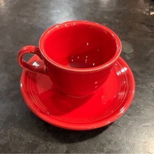 Fiestaware Cup & Saucer